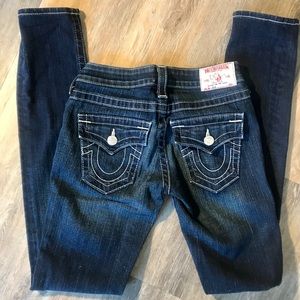 *NWOT* True Religion Julie Dark Wash Skinny Jeans